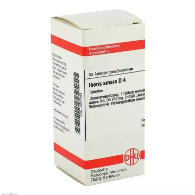IBERIS AMARA D 4 tabletas, 80 uds