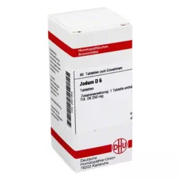JODUM D 6 pastillas, 80 uds