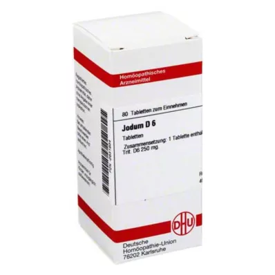 JODUM D 6 pastillas, 80 uds