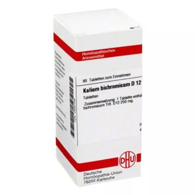 DHU Kalium bichromicum D 12 tabletas, 80 piezas