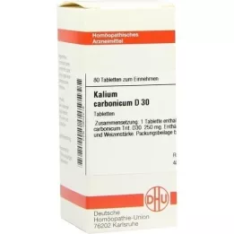 KALIUM CARBONICUM D 30 comprimidos, 80 uds