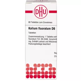 KALIUM FLUORATUM D 6 pastillas, 80 uds