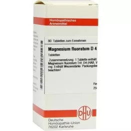 MAGNESIUM FLUORATUM D 4 pastillas, 80 uds