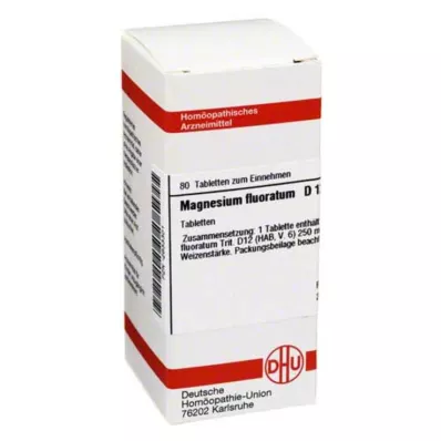 DHU Magnesio fluoratum D 12 tabletas, 80 piezas
