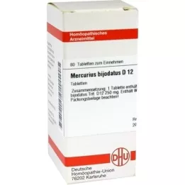 MERCURIUS BIJODATUS D 12 pastillas, 80 uds