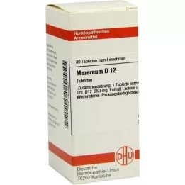 MEZEREUM D 12 pastillas, 80 uds