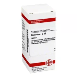 MEZEREUM D 12 pastillas, 80 uds
