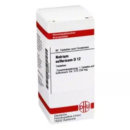 NATRIUM SULFURICUM D 12 pastillas, 80 uds