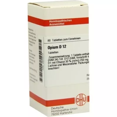 OPIUM D 12 pastillas, 80 uds