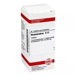 RHODODENDRON D 12 pastillas, 80 uds