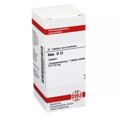DHU Ruta D 12 tabletas, 80 piezas DHU Ruta D 12 tabletas, 80 piezas