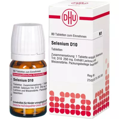 SELENIUM D 10 pastillas, 80 uds