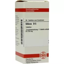 SILICEA D 5 pastillas, 80 uds