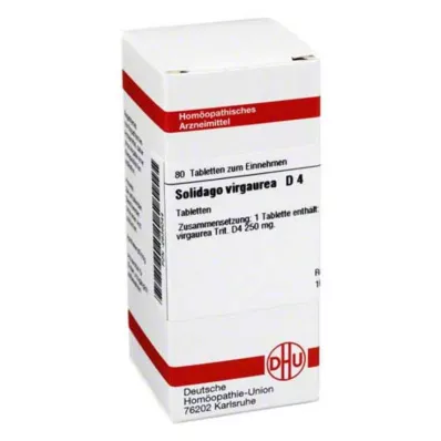 DHU Solidago virgaurea D 4 tabletas, 80 piezas