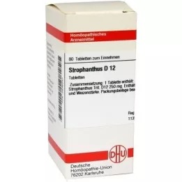 STROPHANTHUS D 12 pastillas, 80 uds