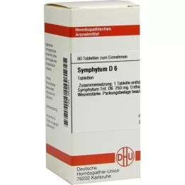 SYMPHYTUM D 6 pastillas, 80 uds