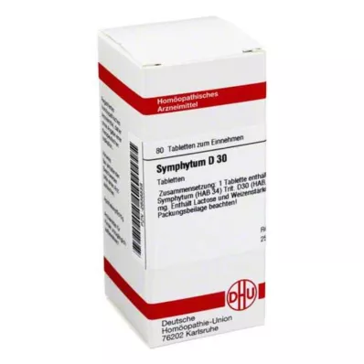 DHU Symphytum D 30 tabletas, 80 piezas