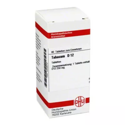 TABACUM D 12 pastillas, 80 uds