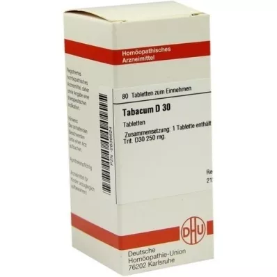 TABACUM D 30 comprimidos, 80 uds