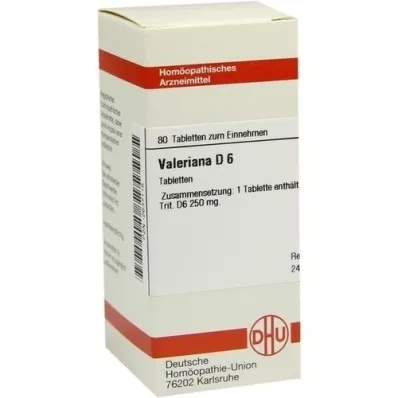 VALERIANA D 6 pastillas, 80 uds