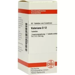 VALERIANA D 12 pastillas, 80 uds