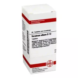 VERATRUM ALBUM D 12 pastillas, 80 uds