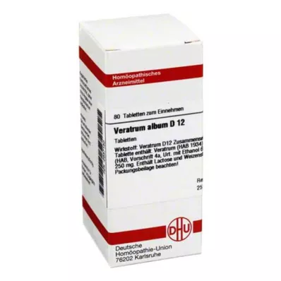 VERATRUM ALBUM D 12 pastillas, 80 uds