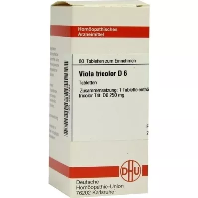 VIOLA TRICOLOR D 6 pastillas, 80 uds