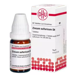 ZINCUM SULFURICUM D 6 pastillas, 80 uds