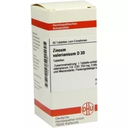 ZINCUM VALERIANICUM D 30 comprimidos, 80 uds