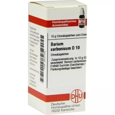 BARIUM CARBONICUM D 10 glóbulos, 10 g