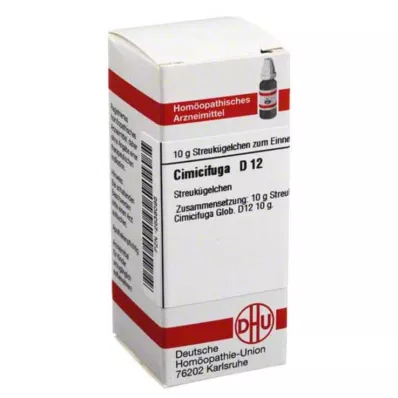 CIMICIFUGA D 12 glóbulos, 10 g