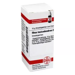 RHUS TOXICODENDRON D 10 glóbulos, 10 g