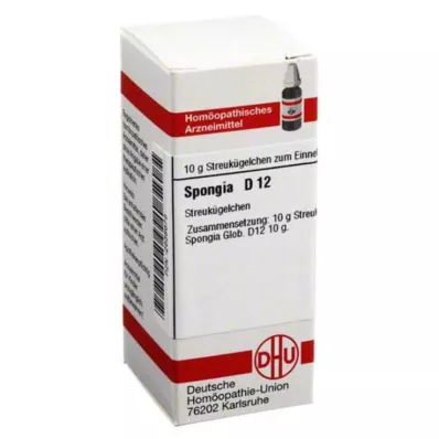 SPONGIA D 12 glóbulos, 10 g