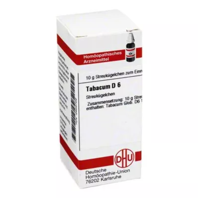 DHU Tabacum D 6 glóbulos, 10 g
