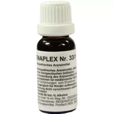 REGENAPLEX No.33/1 gotas, 15 ml