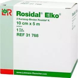 ROSIDAL Venda elástica corta Elko 10 cmx5 m, 2 uds