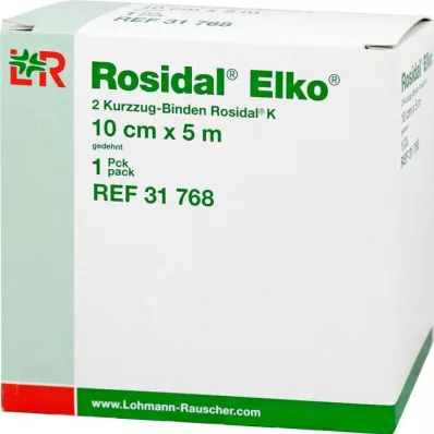 ROSIDAL Venda elástica corta Elko 10 cmx5 m, 2 uds