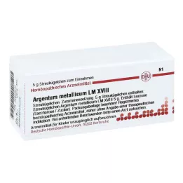 ARGENTUM METALLICUM LM XVIII Glóbulos, 5 g