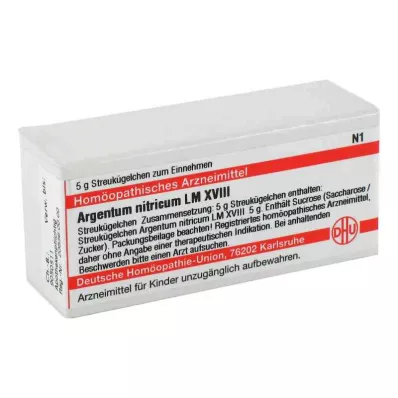 Lm Argentum Nitricum Xviii Glóbulos (5 g)