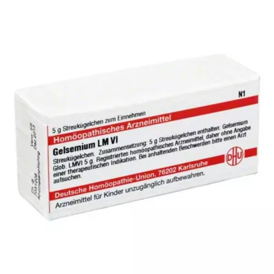 DHU LM Gelsemium VI glóbulos, 5 g DHU LM Gelsemium VI glóbulos, 5 g