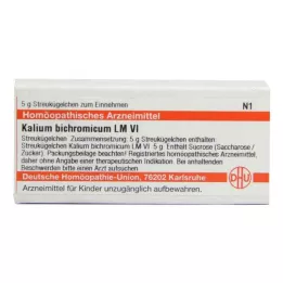 KALIUM BICHROMICUM LM VI Glóbulos, 5 g