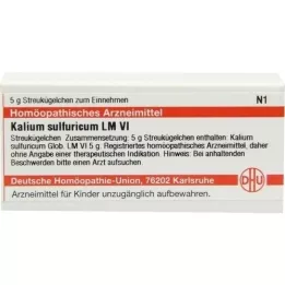 KALIUM SULFURICUM LM VI Glóbulos, 5 g