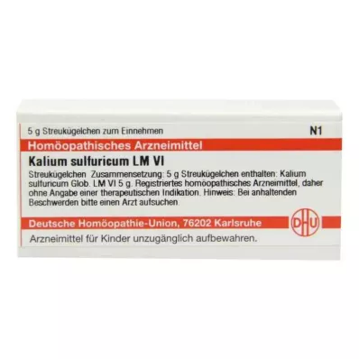 Lm Potasio Sulfuricum Vi Glóbulos (5 g)
