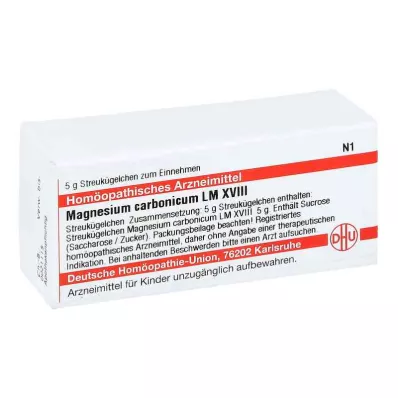 MAGNESIUM CARBONICUM LM XVIII Glóbulos, 5 g