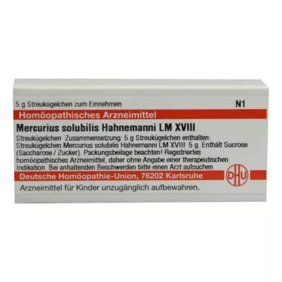 Lm Mercurius Solub.Hahnemann Xviii Glóbulos (5 g)