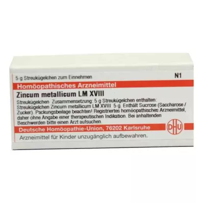 Lm Zincum Metallicum Xviii Glóbulos (5 g)