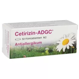 CETIRIZIN ADGC Comprimidos recubiertos, 50 unidades