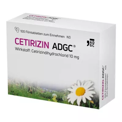 CETIRIZIN ADGC Comprimidos recubiertos, 100 unidades