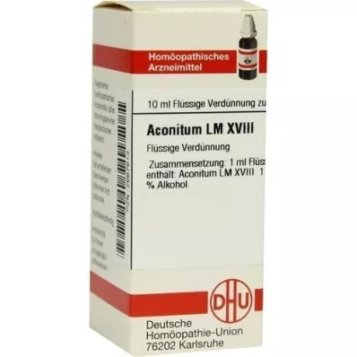 ACONITUM LM XVIII Dilución, 10 ml